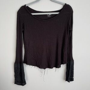 Francescas Alya Black Light Sweater Top